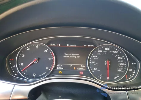 2013 Audi A7 Prestige z USA, uszkodzony, nr VIN WAU2GAFC2DN119198